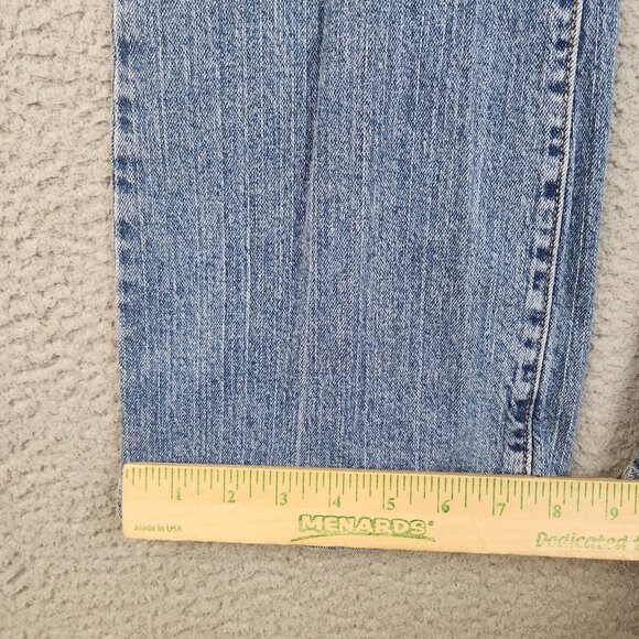 Levis 518 Superlow Bootcut Jeans Womens /JRs 9L Flare Stretch Denim Pants - Picture 4 of 10